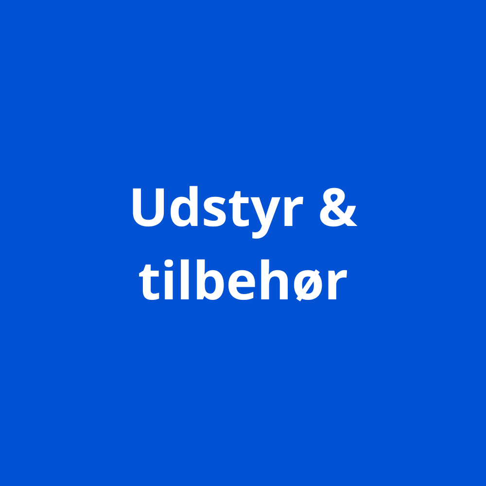 Udstyr & tilbehør